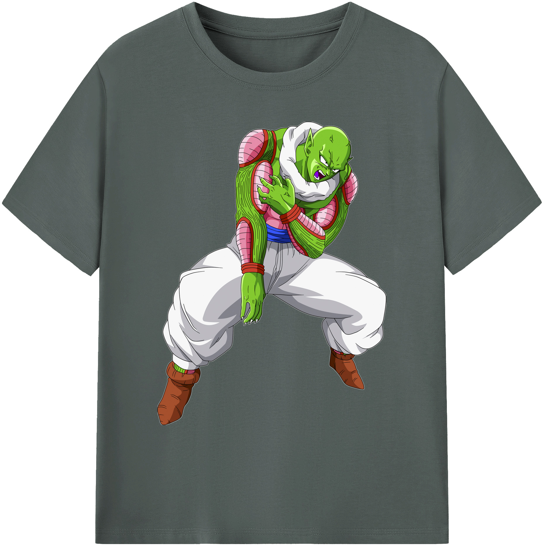 （画像用） ドラゴンボール ピッコロ DRAGON BALL Piccolo 綿100％ メンズ半袖Tシャツ｜肌触りやわらか＆通気性